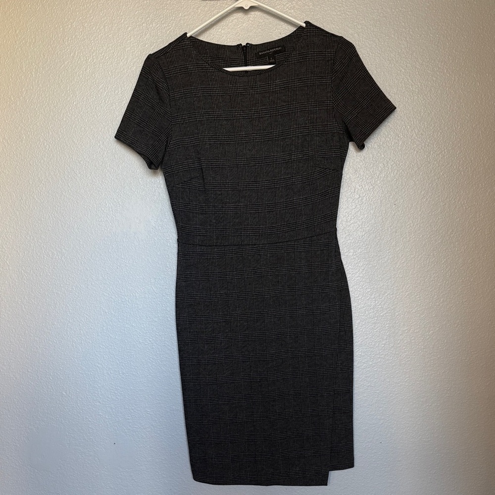 Banana Republic Charcoal Mini Dress